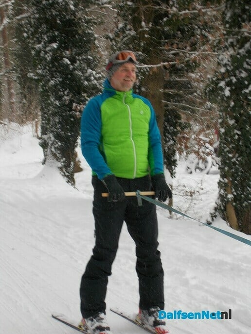 Weer nieuwe beelden van wintersport in Dalfsen