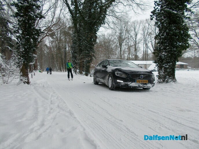 Weer nieuwe beelden van wintersport in Dalfsen