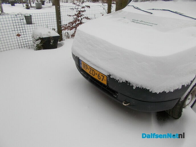 Ongekend veel sneeuw in het Sterrebos, heel veel