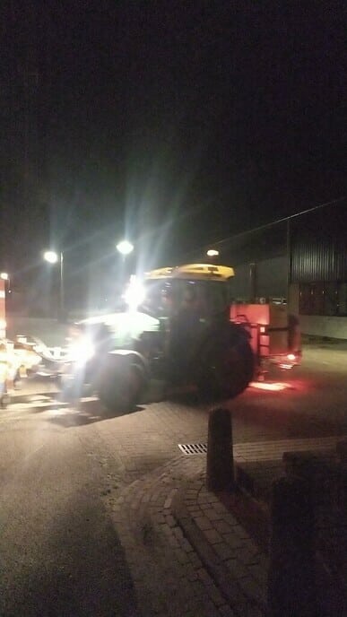 Strooiploeg in Dalfsen gaat op pad. - Foto: Ingezonden foto