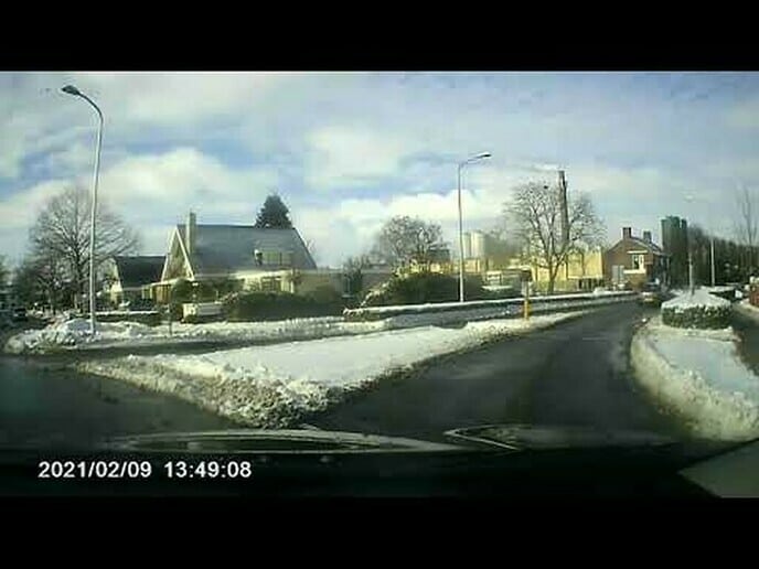 Rondje Dalfsen in de sneeuw
