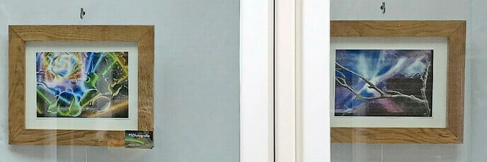Nieuwe expositie in vitrines Albert Heijn Dalfsen - Foto: Paul Scholten
