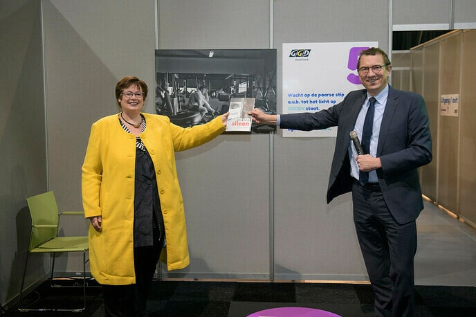 Opening Coronavaccinatielocatie in Hardenberg - Foto: Ingezonden foto