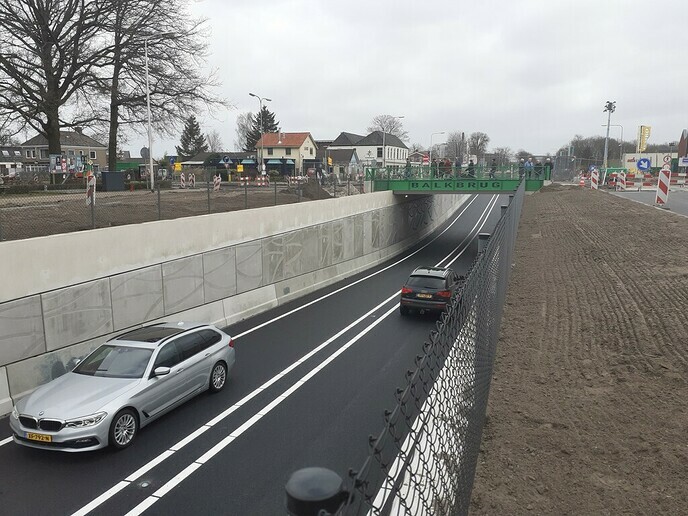Ondertunneling Balkbrug open - Foto: William uit Dedemsvaart
