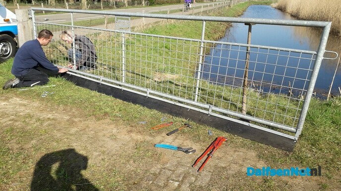 Otters kunnen in Hoonhorst weer veilig oversteken - Foto: Wim