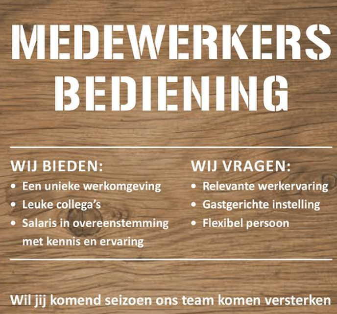 Behoefte aan goed en fijn personeel