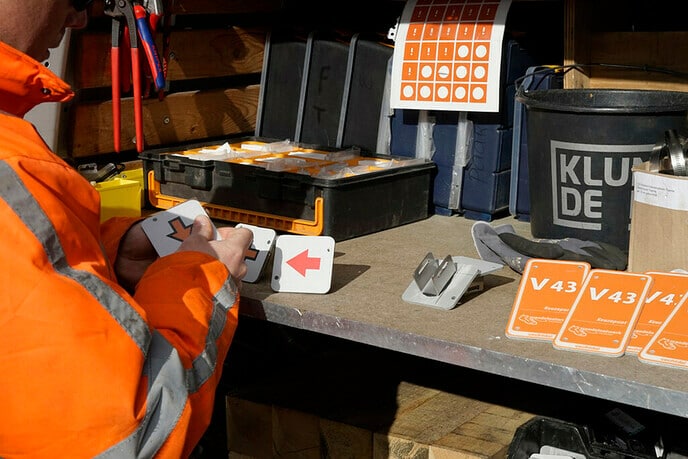 Netwerk-routeaanduidingen vervangen - Foto: Paul Scholten
