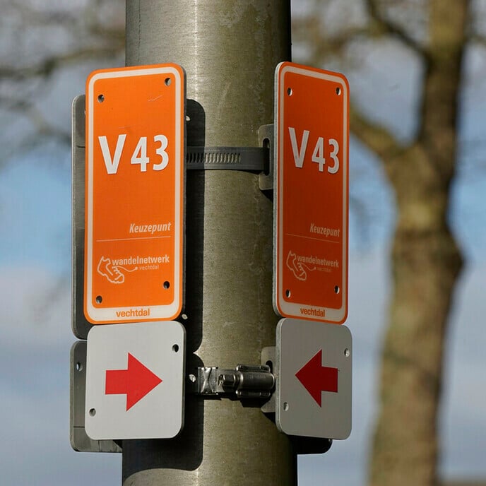 Netwerk-routeaanduidingen vervangen - Foto: Paul Scholten