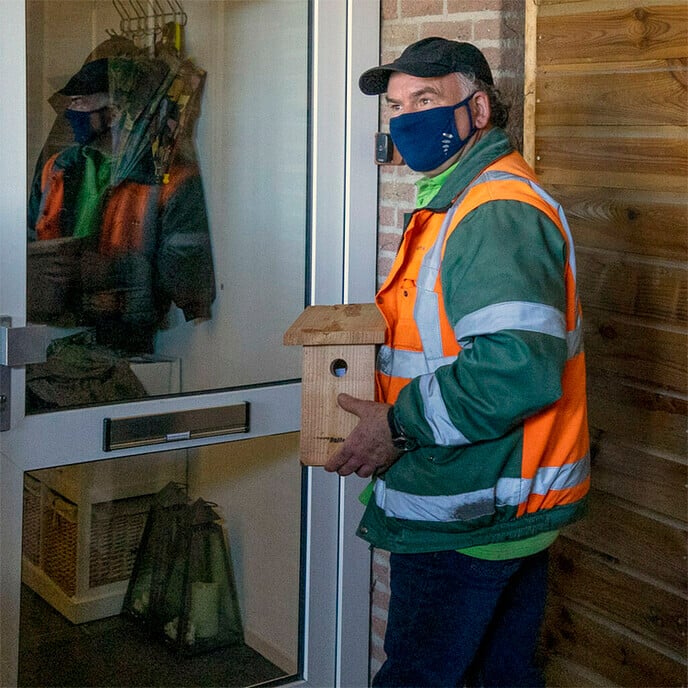 Laatste nestkastjes zijn geleverd - Foto: Paul Scholten