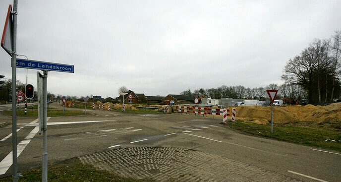 Om de Landskroon gedeeltelijk afgesloten - Foto: Paul Scholten