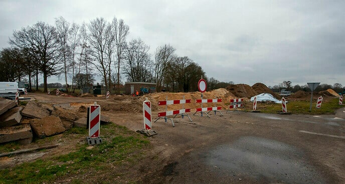 Om de Landskroon gedeeltelijk afgesloten - Foto: Paul Scholten