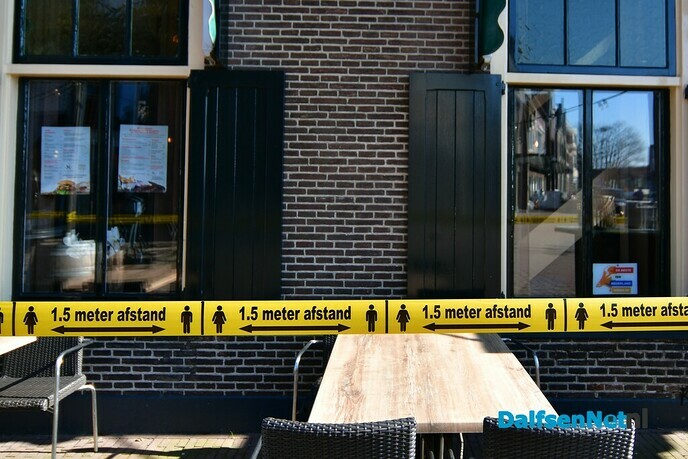 Geen terrasprotesten in Dalfsen - Foto: Johan Bokma