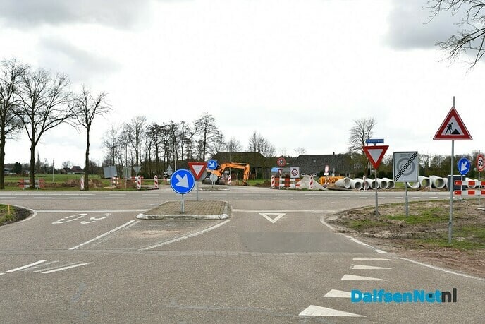 Wegwerkzaamheden parallelwegen Hessenweg - Foto: Johan Bokma