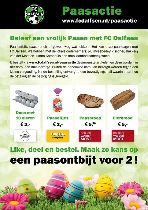 Beleef een vrolijk Pasen met FC Dalfsen