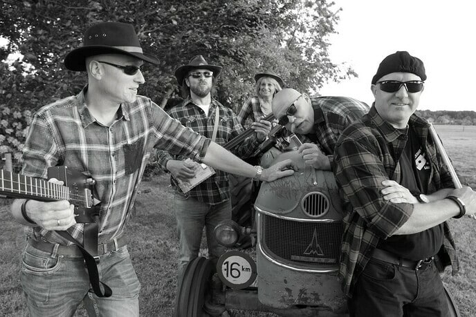 3e Prijs Dalfser cigar box gitaar band The New American Farmers - Foto: Eigen geleverde foto
