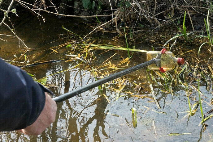 Ook Vechtzomp doet mee aan project “Schone rivieren” - Foto: Geert Bistervels