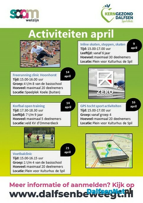 Sports4kids buitenactiviteiten in april - Foto: Ingezonden foto