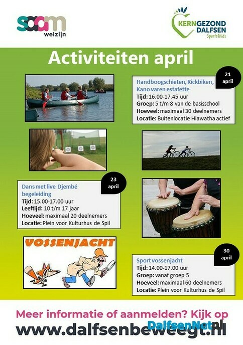 Sports4kids buitenactiviteiten in april - Foto: Ingezonden foto