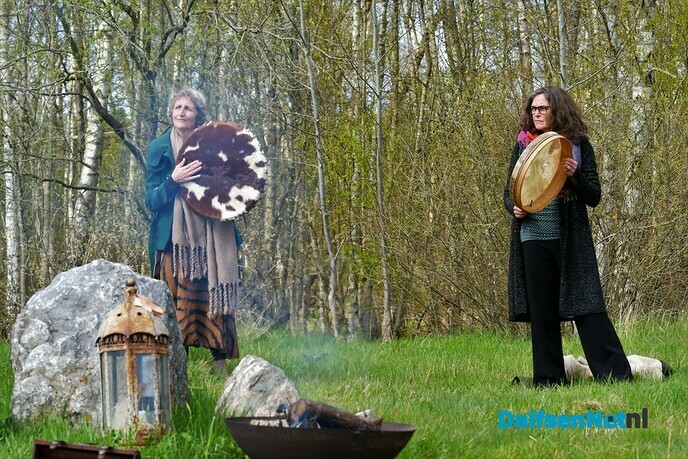 Drum op Wereld Aarde Dag - Foto: Johan Bokma