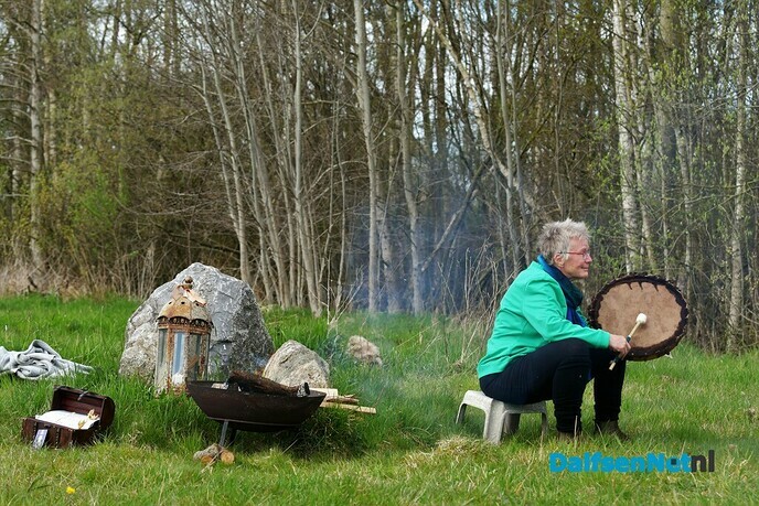 Drum op Wereld Aarde Dag - Foto: Johan Bokma