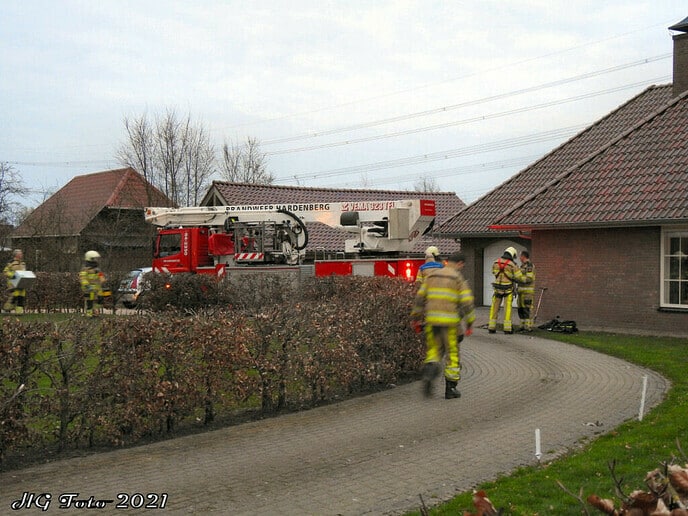 Schoorsteenbrand Woestenweg