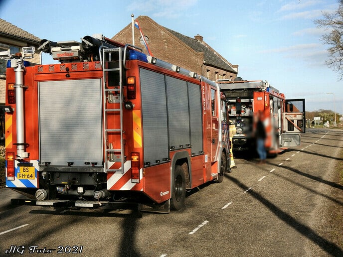 Kelderbrand Parallelstraat.