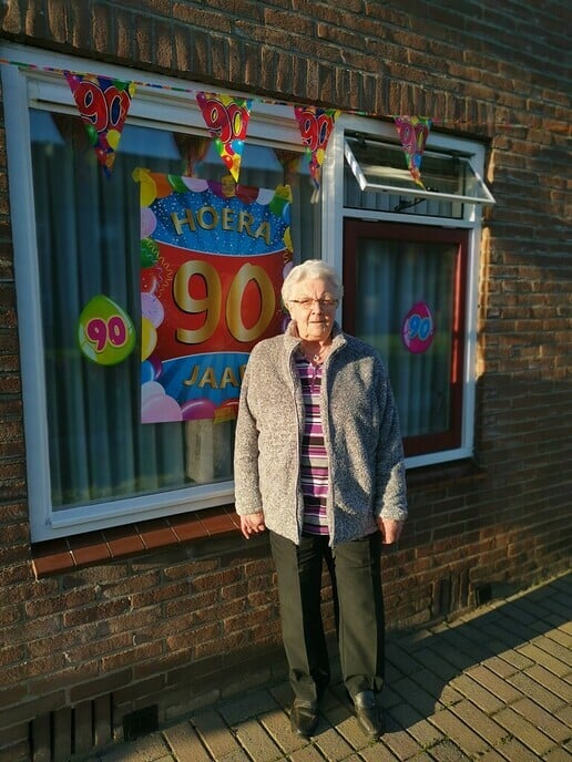 Derkjen Jansen Borger 90 jaar! - Foto: Ingezonden foto
