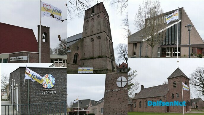 Vlagvertoon - Foto: Ingezonden foto