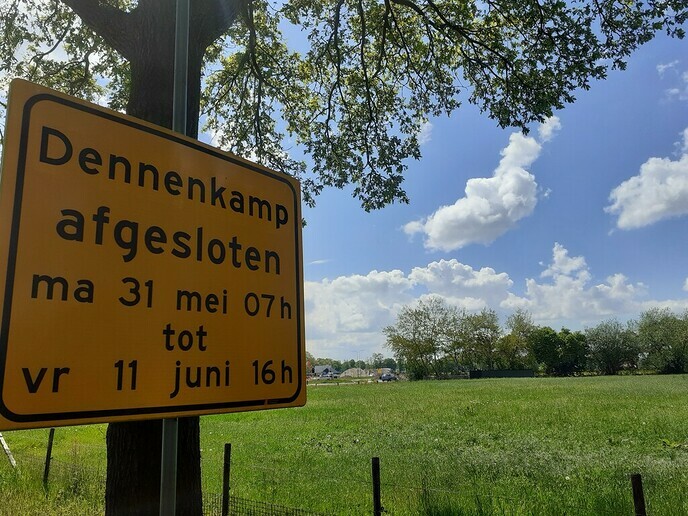 Dennenkamp afgesloten - Foto: William uit Dedemsvaart