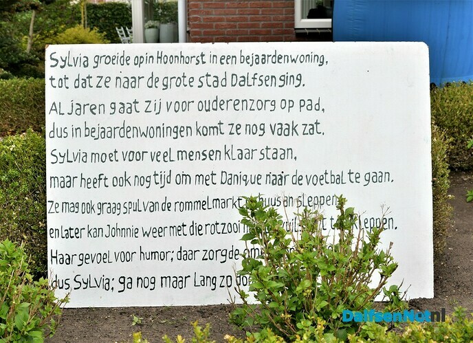 Sylvia 50 jaar met hier en daar een grijze haar - Foto: Johan Bokma