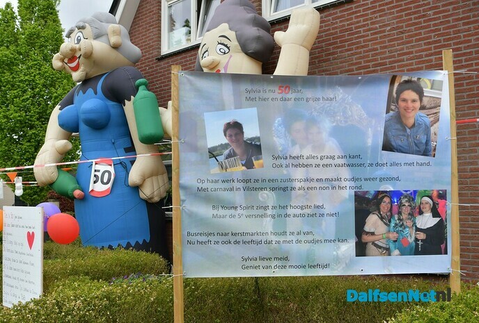 Sylvia 50 jaar met hier en daar een grijze haar - Foto: Johan Bokma