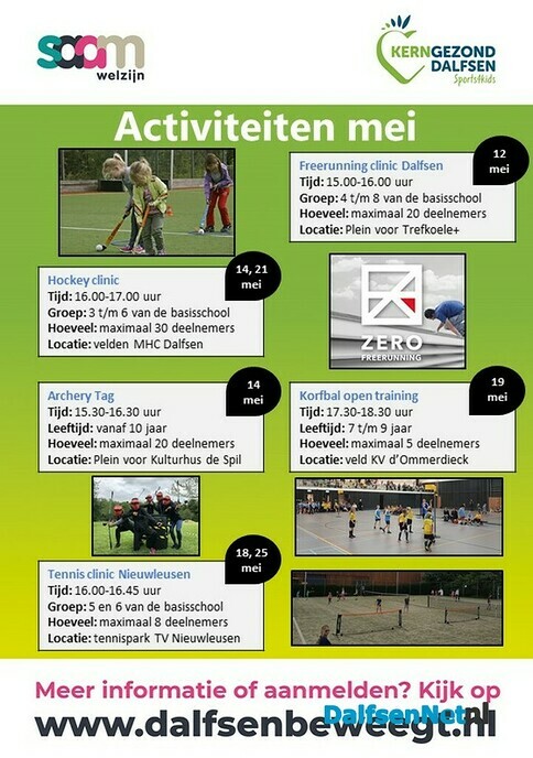 Sports4kids activiteitenkalender mei is uit - Foto: Ingezonden foto