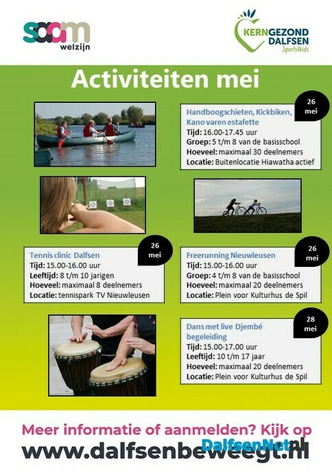 Sports4kids activiteitenkalender mei is uit - Foto: Ingezonden foto