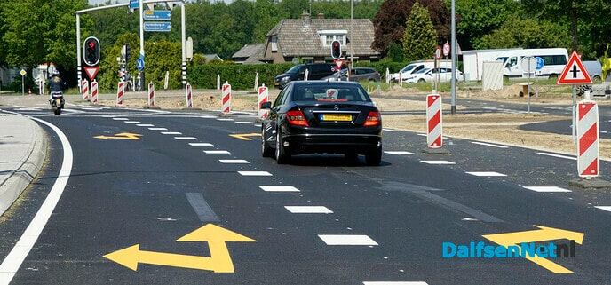 Wegmarkeringen Koesteeg/Hessenweg aangepast - Foto: Paul Scholten