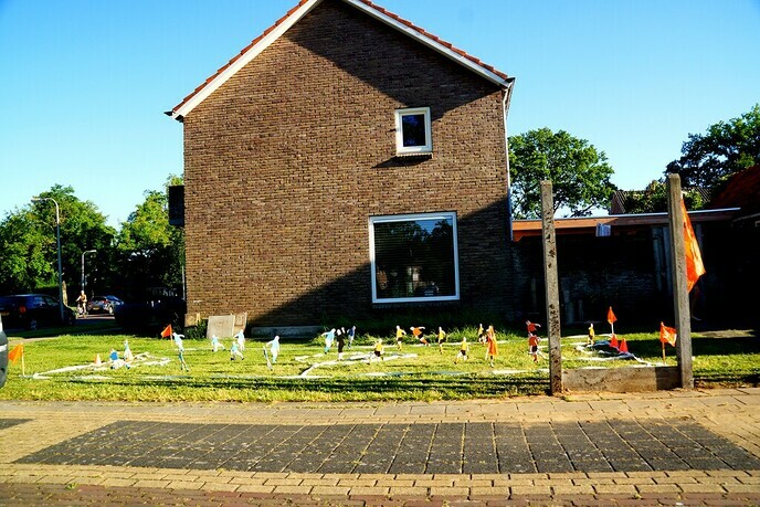 De wedstrijd Nederland – Oekraïne - Foto: Ingezonden foto