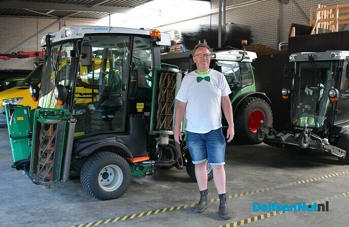 Bertus Meijer is en blijft de beste grasexpert van de gemeente Dalfsen - Foto: Johan Bokma
