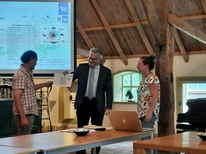 Eerste Overijsselse boeren beloond voor duurzame prestaties - Foto: Ingezonden foto