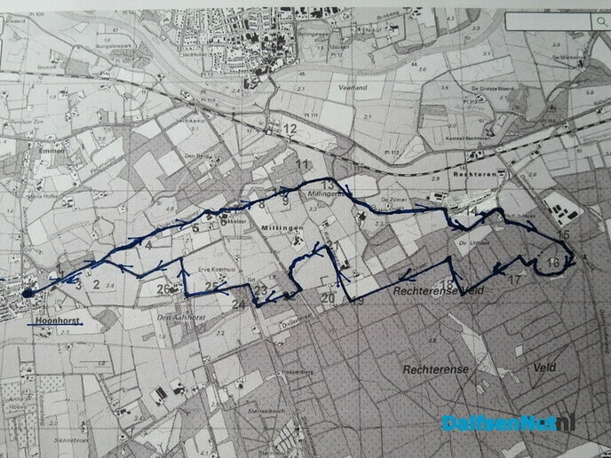 Wandeling Oude Vechtsteeg, met geschiedenis Koningsweg - Foto: Wim