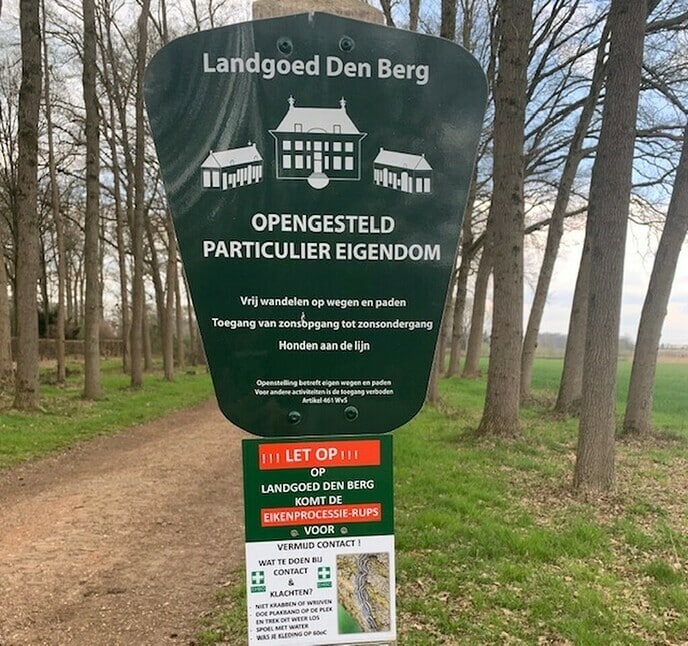 Waarschuwing eikenprocessierups, ook voor honden - Foto: Ingezonden foto