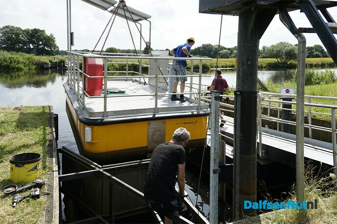 Pontje is weer in gebruik na vervanging kabel - Foto: Paul Scholten