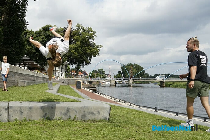Freerunning demonstratie op 2 augustus a.s. - Foto: Paul Scholten