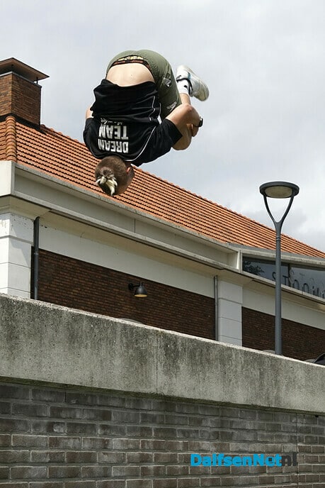 Freerunning demonstratie op 2 augustus a.s. - Foto: Paul Scholten