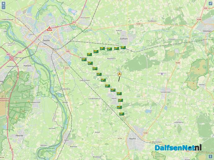 Kluinhaarsweg afgesloten