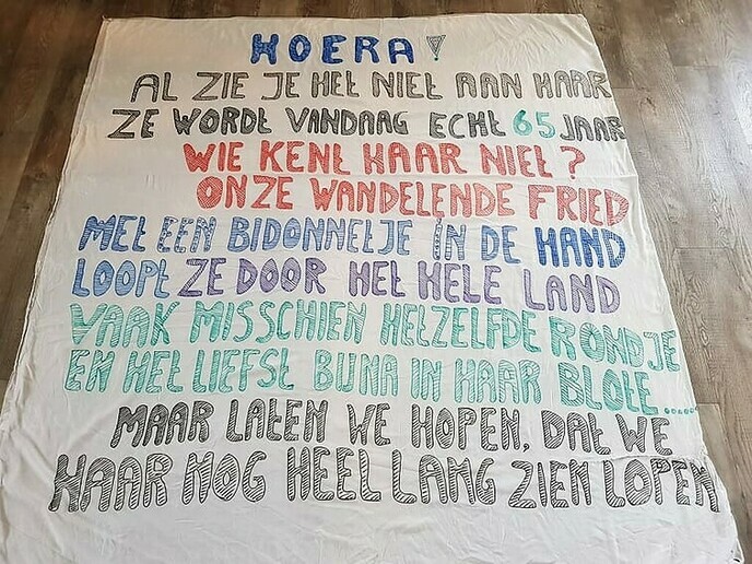 Drive-thru voor jarige Frida op 10 augustus