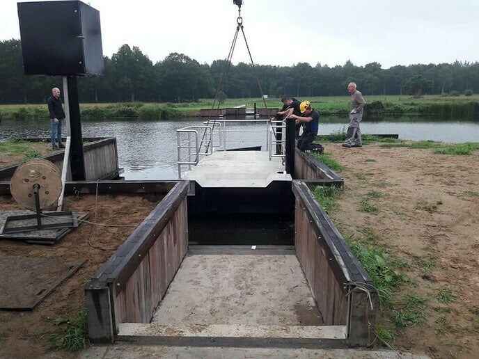 Pontje Varsen Vilsteren bijna gereed - Foto: Ingezonden foto