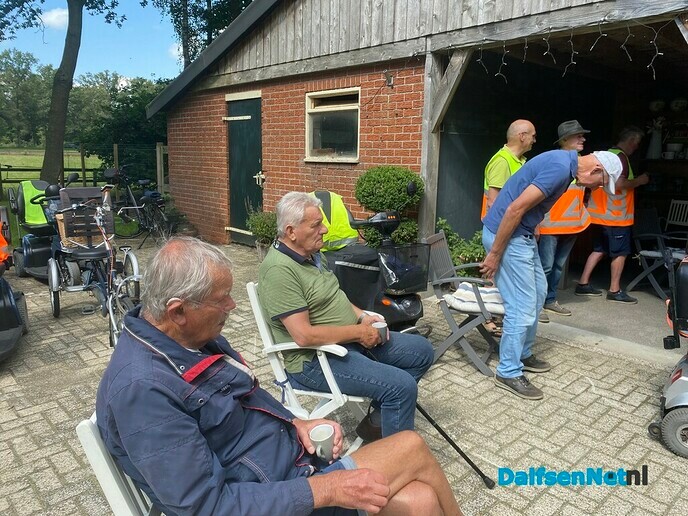 De zoveelste geslaagde Scootmobiel tocht. - Foto: Ingezonden foto