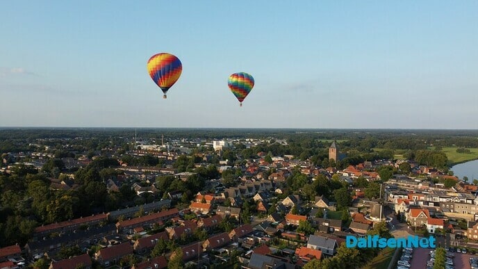 Luchtballonnen op Sportpark Gerner - Foto: Ingezonden foto