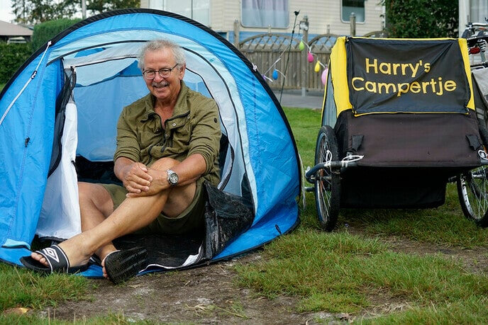 Harry fietste “blokje om” - Foto: Paul Scholten