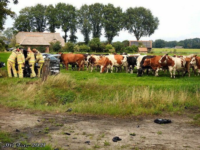 Aanrijding de Stouwe / Middeldijk