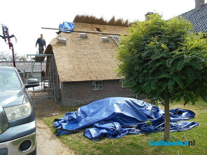 Een nieuw rieten dak
